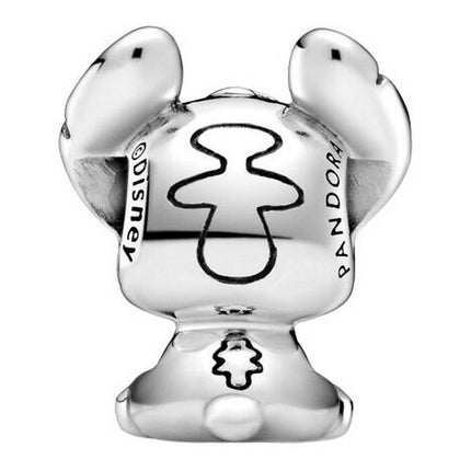 Charm Pandora Disney Lilo et Stitch en argent avec émail noir et violet 798844C01 pour femme