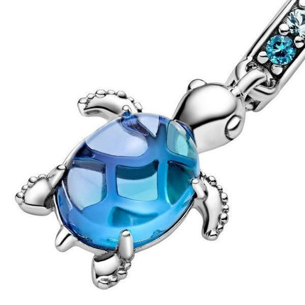 Charm pendentif tortue de mer en verre de Murano Pandora 798939C01 pour femme