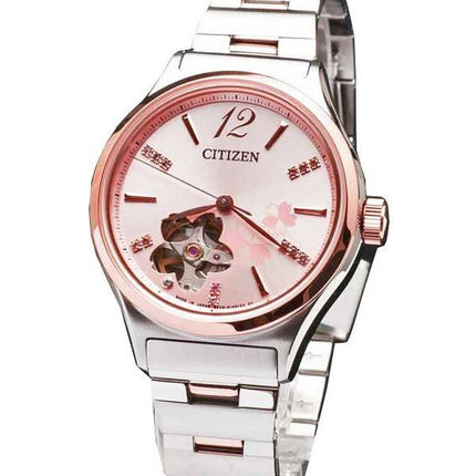 Citizen automatique « SAKURA » Limited Edition cristaux Swarovski PC1006-50 X Women Watch