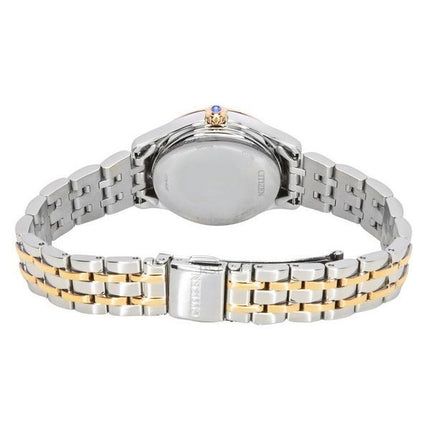 Montre Citizen PR1044-87Y pour femme, édition limitée, avec cadran en forme de cœur ouvert et accents de diamants, nacre rose