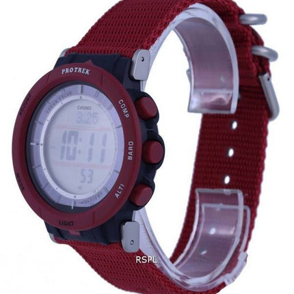 Montre pour homme Casio Pro Trek Digital cadran noir à énergie solaire PRG-30B-4 PRG30B-4 200M