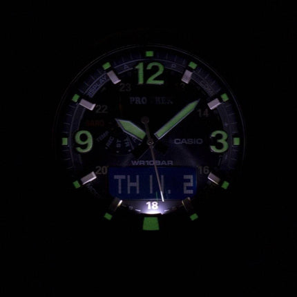 Montre Casio Protrek Tough Solar Neobrite alarme PRG-600YL-5 hommes