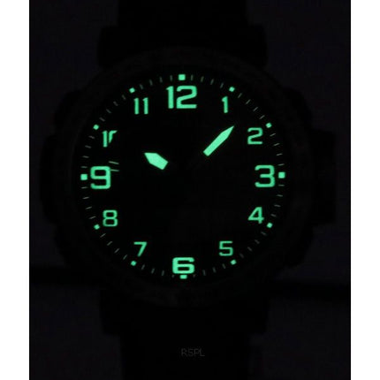 Montre pour homme Casio ProTrek analogique numérique cadran noir solaire PRG-601-1 100M