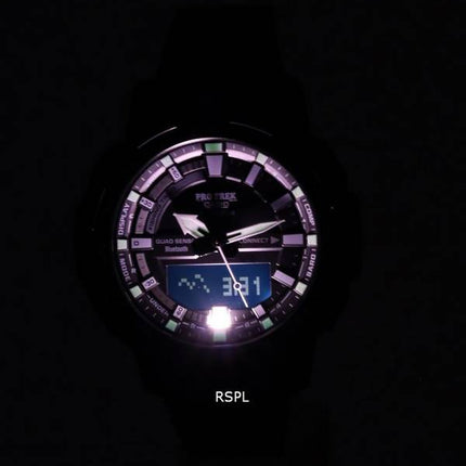 Casio Pro Trek Bluetooth Analogique Numérique Titane Quartz PRT-B70YT-1 PRTB70YT-1 200M Montre Homme