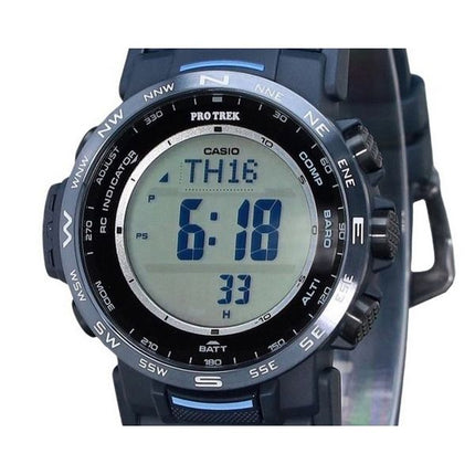 Montre pour homme Casio ProTrek Climber Line Digital Blue Bio Based Resin Tough Solar PRW-35Y-2 100M