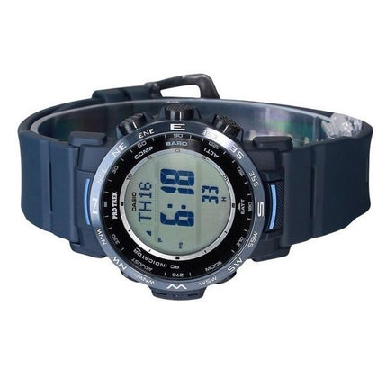 Montre pour homme Casio ProTrek Climber Line Digital Blue Bio Based Resin Tough Solar PRW-35Y-2 100M