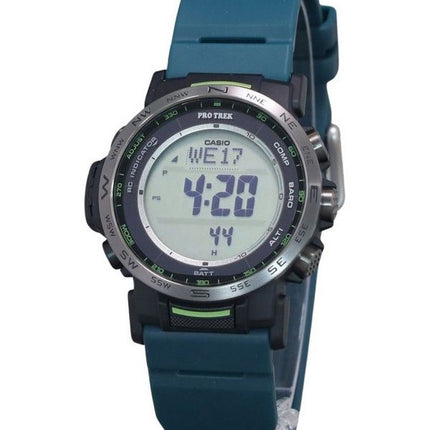 Montre pour homme Casio Protrek Climber Line avec bracelet en résine numérique Tough Solar PRW-35Y-3 100M