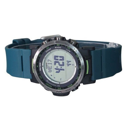 Montre pour homme Casio Protrek Climber Line avec bracelet en résine numérique Tough Solar PRW-35Y-3 100M