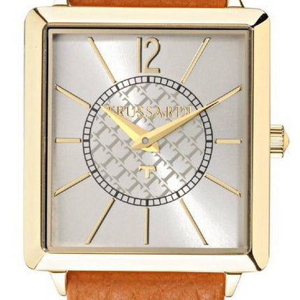 Montre Femme Trussardi T-Princess Cadran Argent Bracelet en Cuir Quartz R2451119505