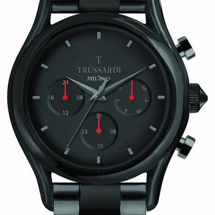 Montre Homme Trussardi T-Light Cadran Noir Acier Inoxydable Quartz R2453127009