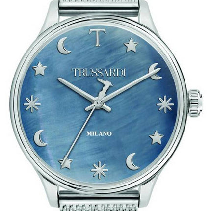 Montre Femme Trussardi T-Complicity Cadran Bleu Acier Inoxydable Quartz R2453130504