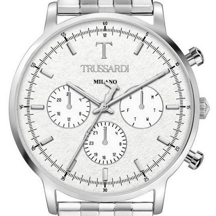 Montre Homme Trussardi T-Gentleman Cadran Argent Acier Inoxydable Quartz R2453135005