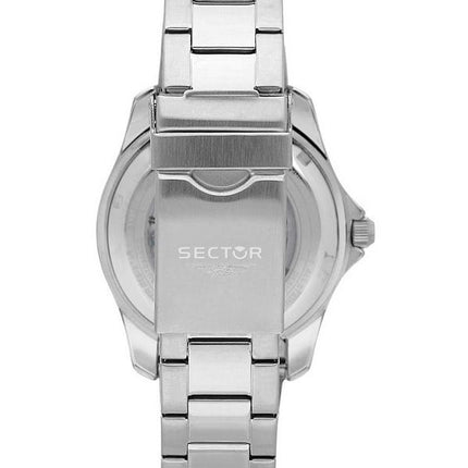 Sector 650 Automatico Acier Inoxydable Coeur Ouvert Cadran Bleu Automatique R3223231001 100M Montre Homme