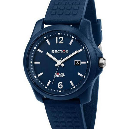 Montre pour homme Sector 16.5 Blue Sunray avec bracelet en silicone à quartz R3251165002