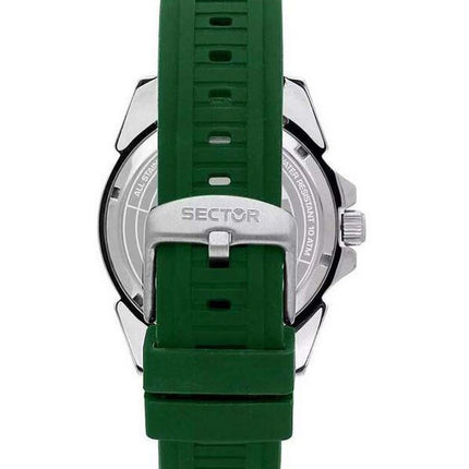 Montre Homme Sector 450 Bracelet Silicone Cadran Vert Quartz R3251276004 100M
