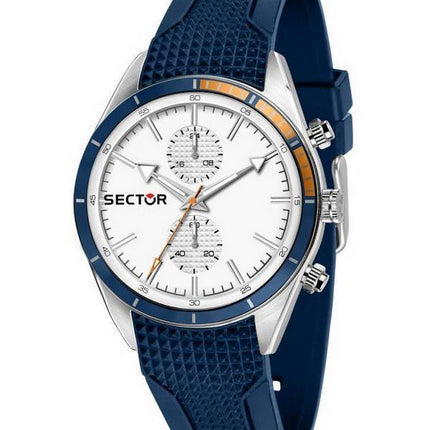 Montre pour homme Sector 770 cadran blanc bracelet en silicone quartz R3251516005