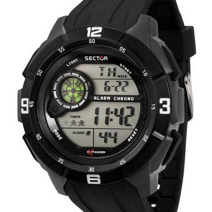 Montre pour homme Sector EX-04 avec bracelet en silicone numérique R3251535001