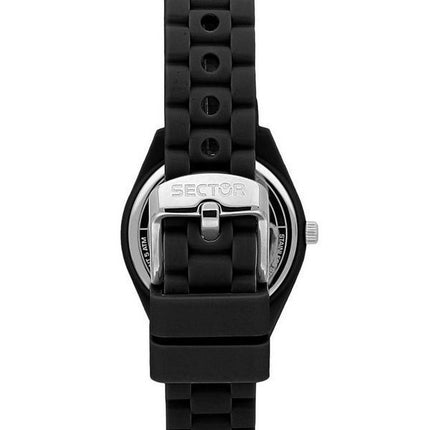 Montre pour homme Sector Diver Just Time avec bracelet en plastique et cadran noir à quartz R3251549006