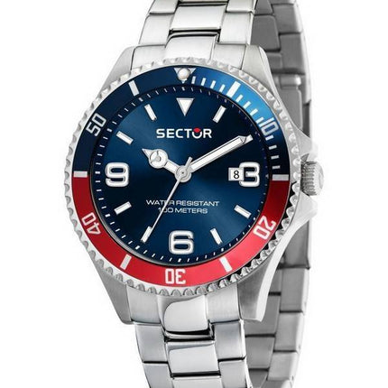 Montre pour homme Sector 230 Quartz cadran bleu en acier inoxydable R3253161018 100M