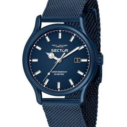 Montre pour homme Sector 660 Blue Matt Dial en acier inoxydable à quartz R3253517022