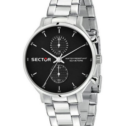 Montre Homme Sector 370 Cadran Noir Acier Inoxydable Quartz R3253522004