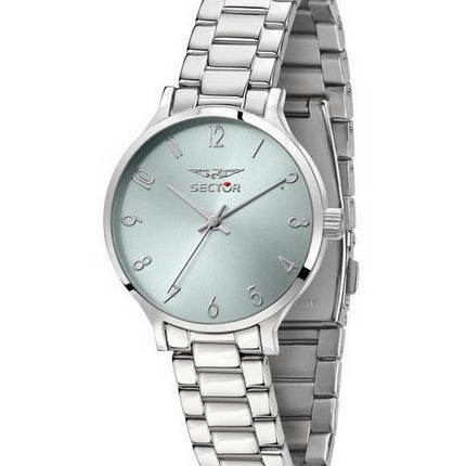 Montre pour femme Sector 370 cadran brillant bleu clair en acier inoxydable Quartz R3253522502