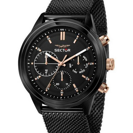Montre Homme Sector 670 Cadran Noir Acier Inoxydable Quartz R3253540002