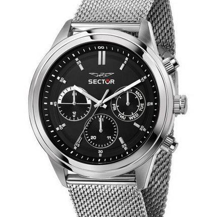 Montre Homme Sector 670 Cadran Noir Acier Inoxydable Quartz R3253540004