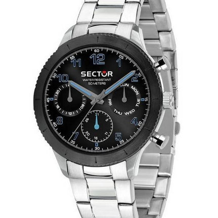 Montre Homme Sector 270 Cadran Noir Acier Inoxydable Quartz R3253578011