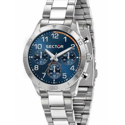 Montre Homme Sector 270 Acier Inoxydable Multifonction Cadran Bleu Quartz R3253578018