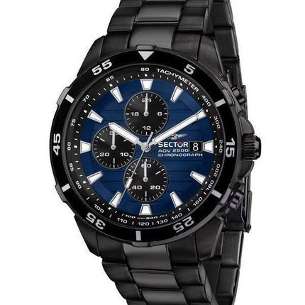 Sector ADV2500 Chronographe Acier Inoxydable Cadran Bleu Quartz R3273643001 100M Montre Homme