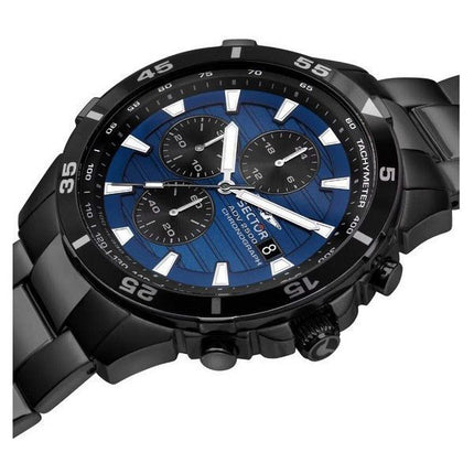 Sector ADV2500 Chronographe Acier Inoxydable Cadran Bleu Quartz R3273643001 100M Montre Homme