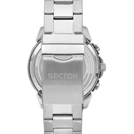 Sector ADV2500 Chronographe Acier Inoxydable Cadran Noir Quartz R3273643003 100M Montre Homme