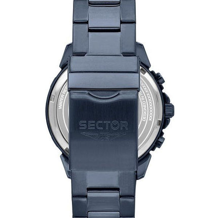 Sector ADV2500 Chronographe Acier Inoxydable Cadran Bleu Quartz R3273643007 100M Montre Homme