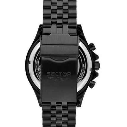 Sector 230 Chronographe Acier Inoxydable Cadran Noir Quartz R3273661029 100M Montre Homme