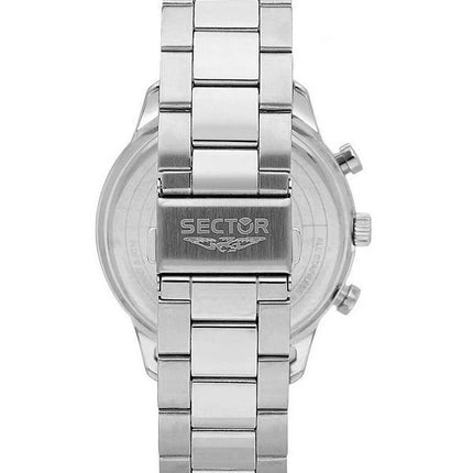 Montre pour homme Sector 270 chronographe en acier inoxydable avec cadran noir et quartz R3273778002