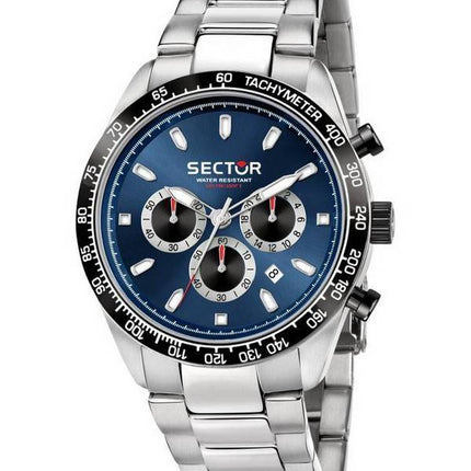 Montre pour homme Sector 245 Chronographe Cadran Bleu Acier Inoxydable Quartz R3273786014 100M