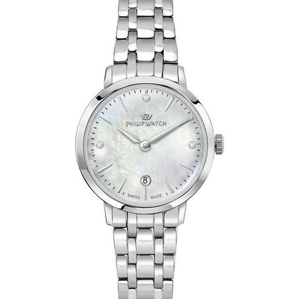 Montre Philip Watch Audrey Crystal Accents avec cadran en nacre à quartz R8253150512 pour femme