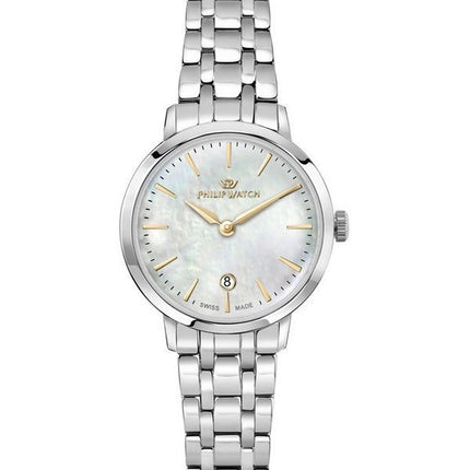 Montre Philip Watch Audrey en acier inoxydable avec cadran en nacre à quartz R8253150513 pour femme