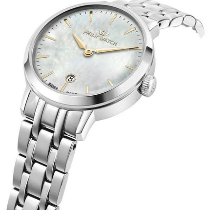 Montre Philip Watch Audrey en acier inoxydable avec cadran en nacre à quartz R8253150513 pour femme