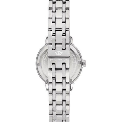 Montre Philip Watch Audrey en acier inoxydable avec cadran blanc et quartz R8253150514 pour femme