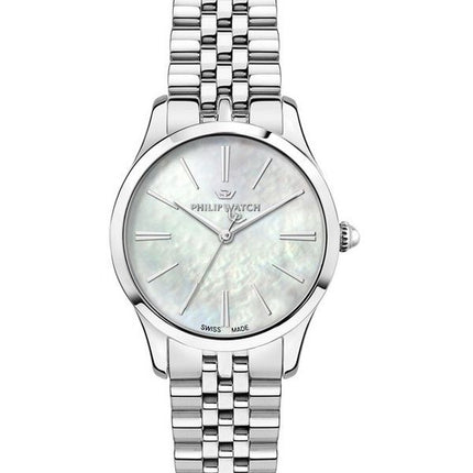 Montre pour femme Philip Watch Grace en acier inoxydable avec cadran en nacre et quartz R8253208517 100M