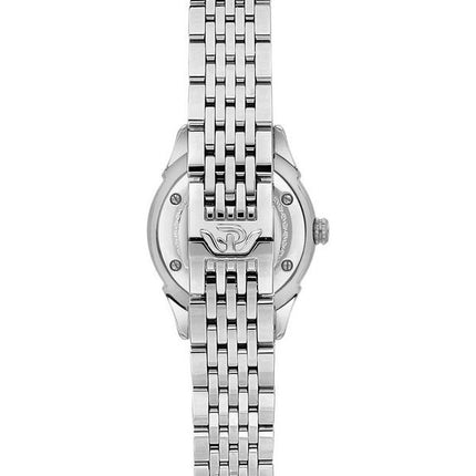 Philip Watch Roma R8253217506 Montre pour femme en acier inoxydable avec cadran blanc et bracelet supplémentaire