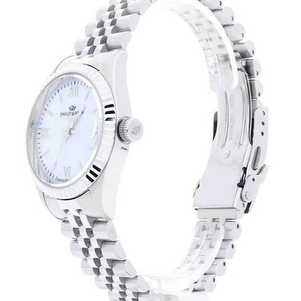 Montre pour femme Philip Watch Caribe Urban en acier inoxydable avec cadran blanc et quartz R8253597592 100M