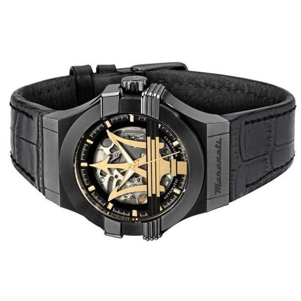 Maserati Potenza Cadran Squelette Automatique R8821108036 100M Montre Homme