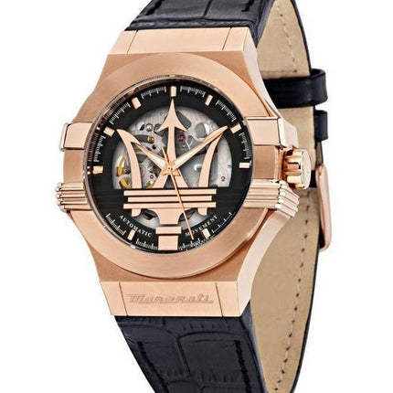 Maserati Potenza Classique Cadran Squelette Automatique R8821108039 100M Montre Homme