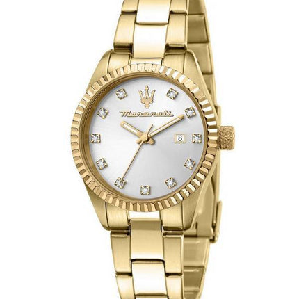 Montre Maserati Competizione en acier inoxydable doré R8853100506 100M pour femme