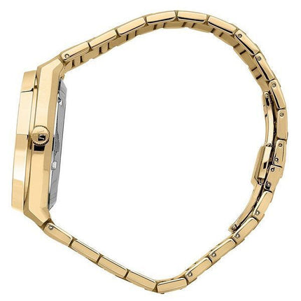 Maserati Stile Gold Tone Acier Inoxydable Cadran Noir Quartz R8853142004 100M Montre Homme