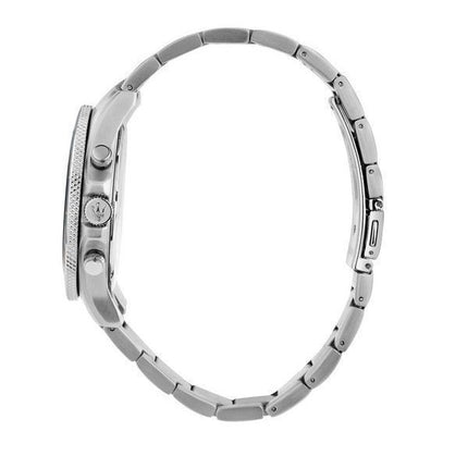 Montre pour homme Maserati Competizione chronographe en acier inoxydable avec cadran noir et quartz R8873600003 100M