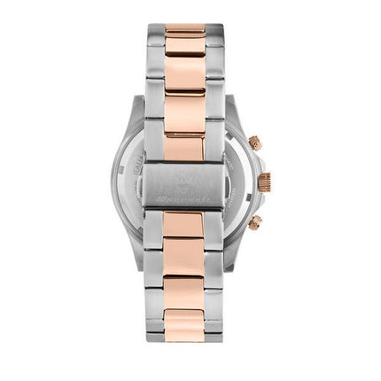 Montre pour homme Maserati Competizione chronographe bicolore en acier inoxydable avec cadran vert à quartz R8873600004 100M